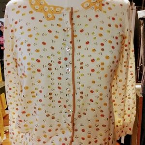 Anthropoligie 100%cotton cardigan